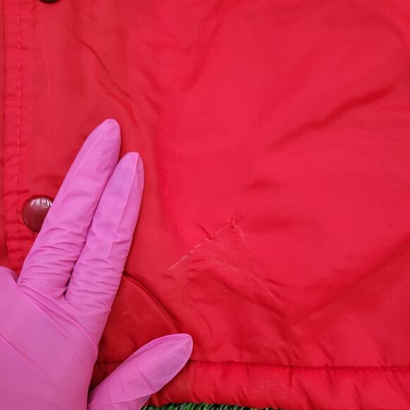 Vintage 80s MOD Coach Jacket Large 24x27 Windbreaker Lined - Picture 6 of 14